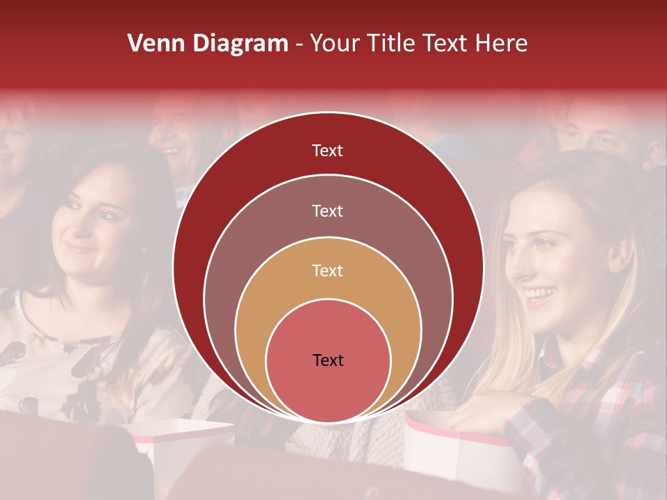 Teenage Happy Watching PowerPoint Template