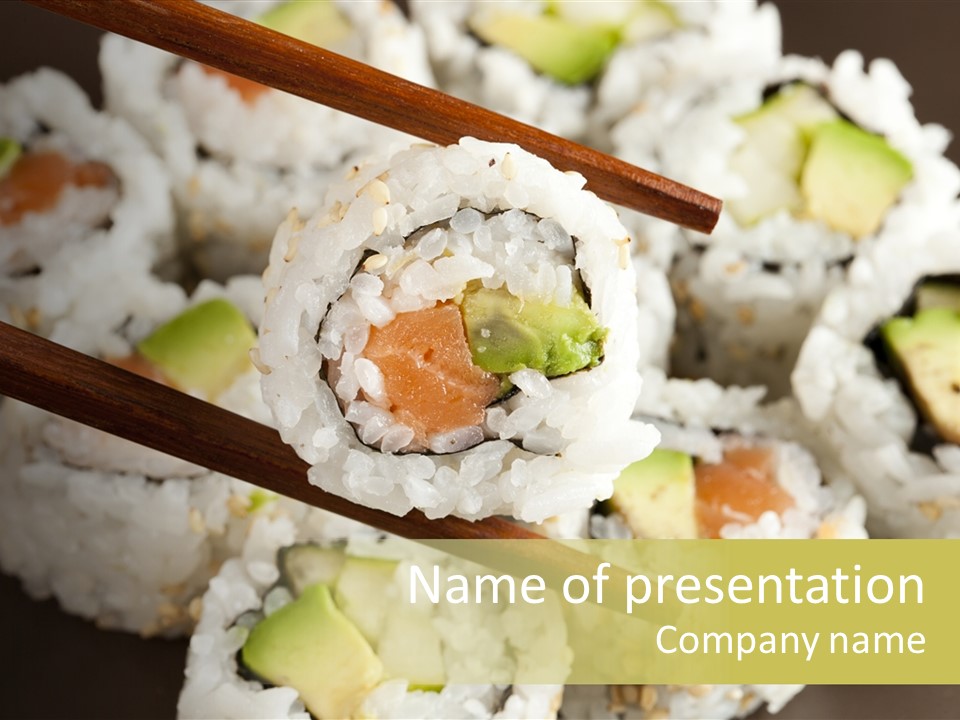 Japanese Asia Meal PowerPoint Template