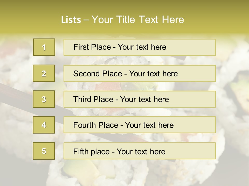 Japanese Asia Meal PowerPoint Template
