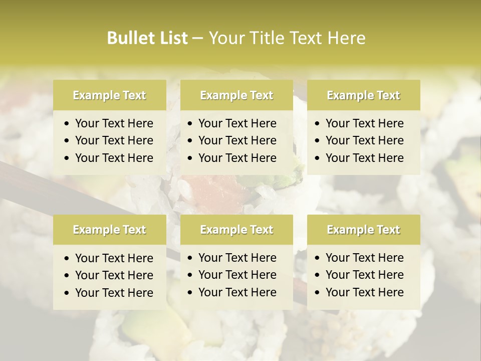 Japanese Asia Meal PowerPoint Template