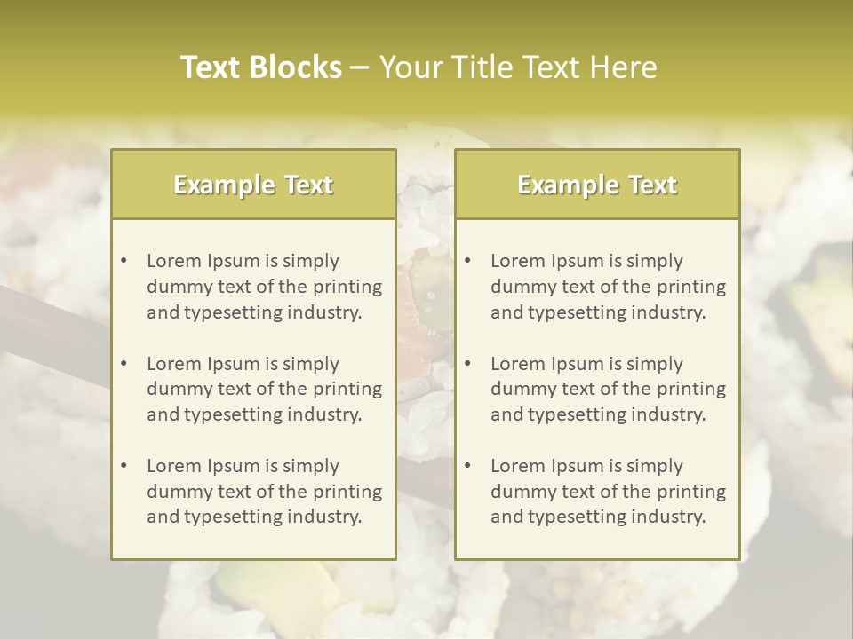 Japanese Asia Meal PowerPoint Template