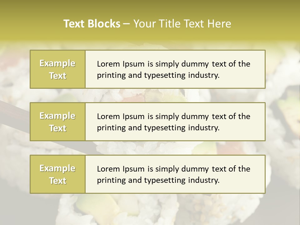 Japanese Asia Meal PowerPoint Template