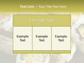 Japanese Asia Meal PowerPoint Template
