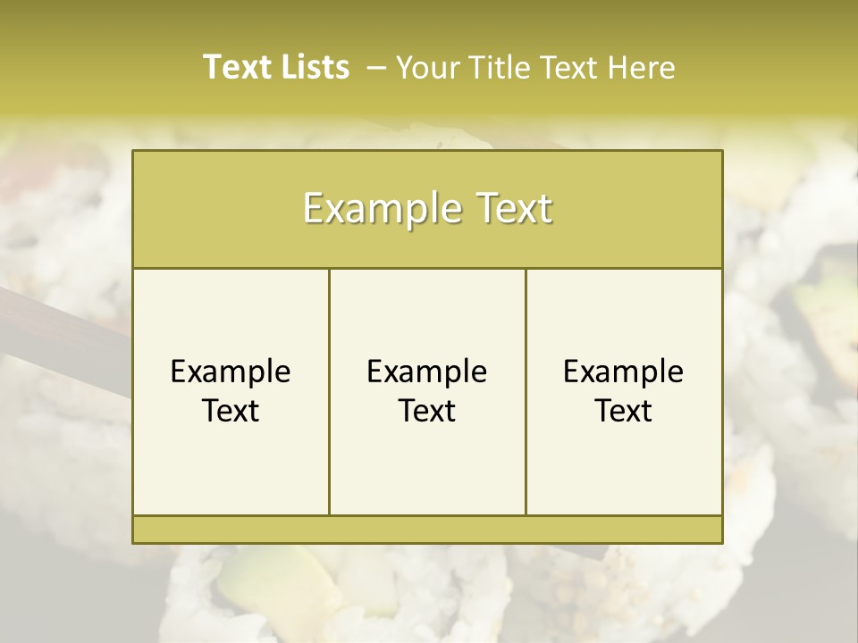 Japanese Asia Meal PowerPoint Template