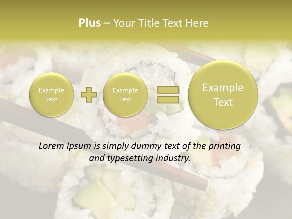 Japanese Asia Meal PowerPoint Template