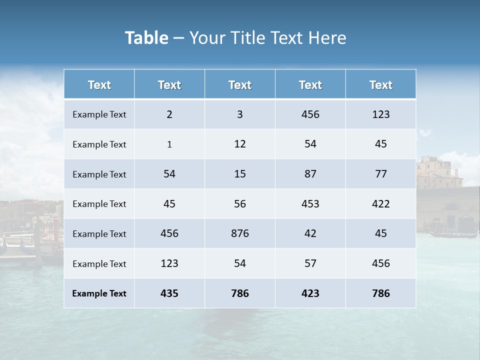 Maria Building Island PowerPoint Template