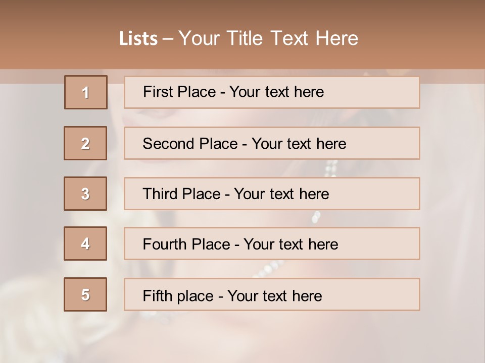 Cute Jewelry Love PowerPoint Template