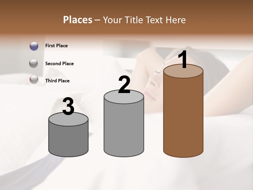 Sleeping Young  People PowerPoint Template