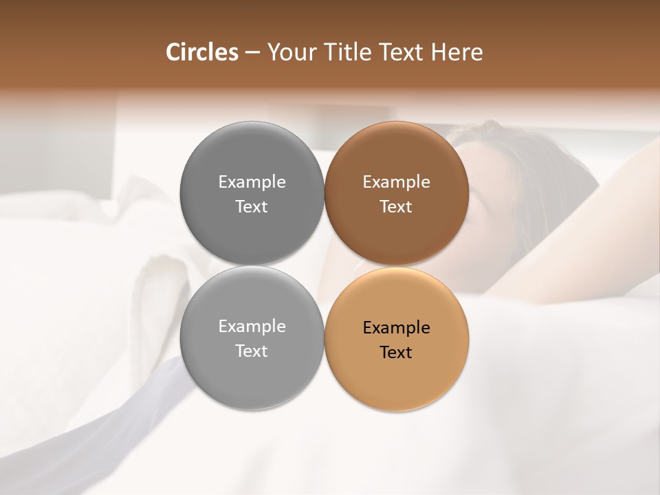 Sleeping Young  People PowerPoint Template