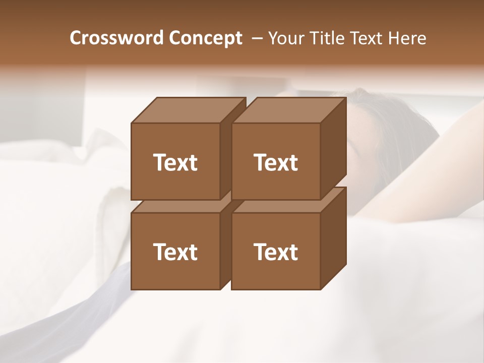 Sleeping Young  People PowerPoint Template