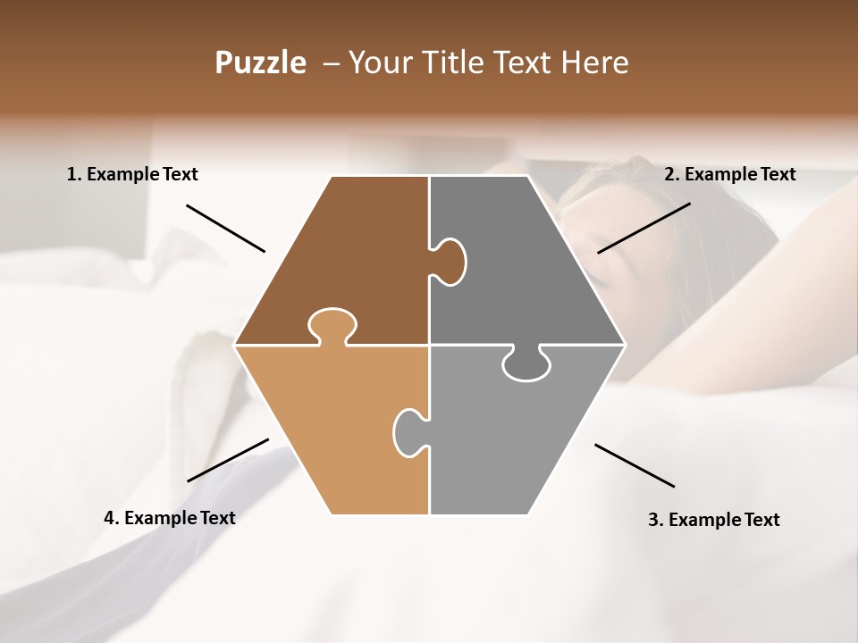 Sleeping Young  People PowerPoint Template