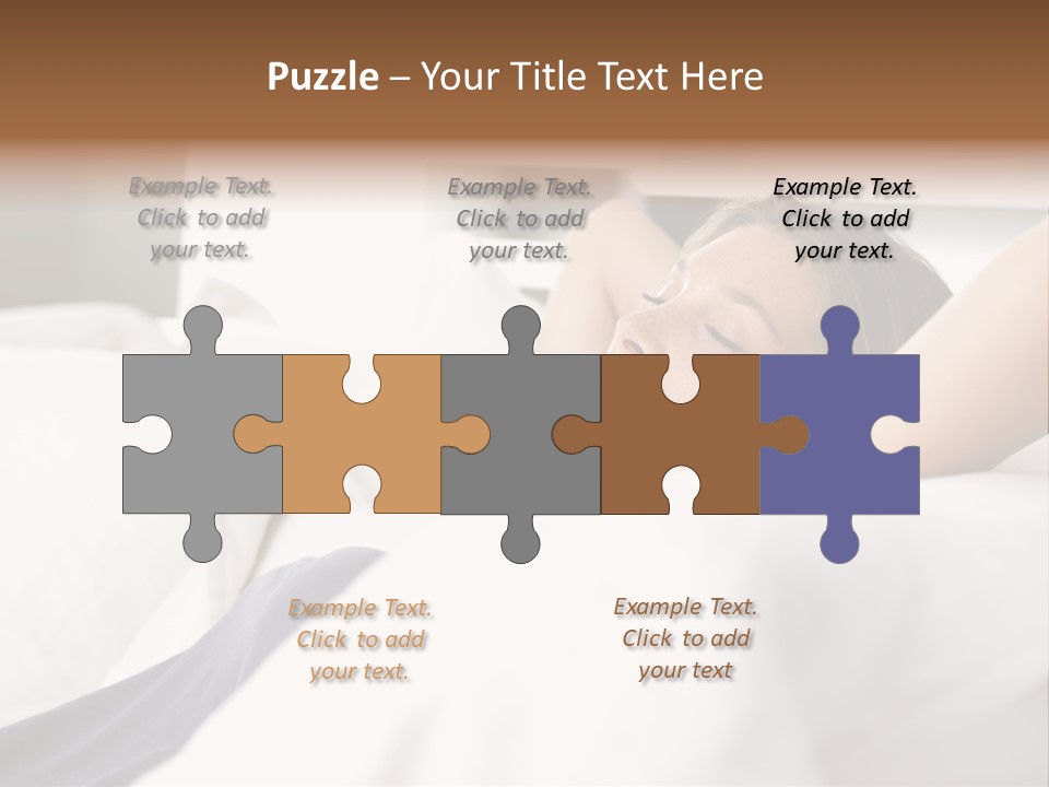 Sleeping Young  People PowerPoint Template