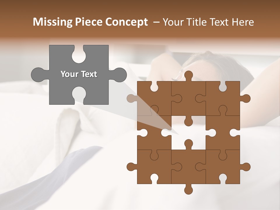 Sleeping Young  People PowerPoint Template