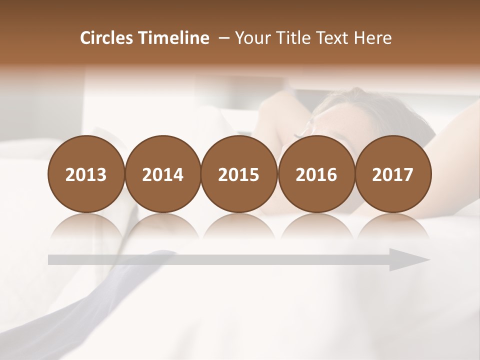 Sleeping Young  People PowerPoint Template