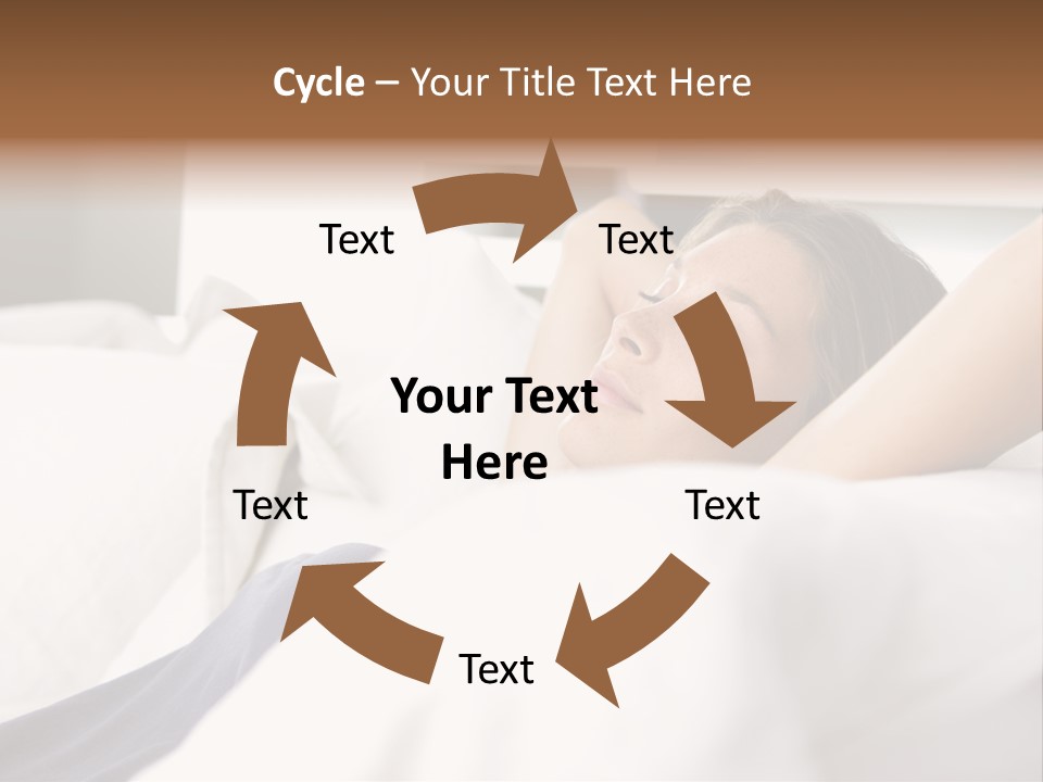 Sleeping Young  People PowerPoint Template