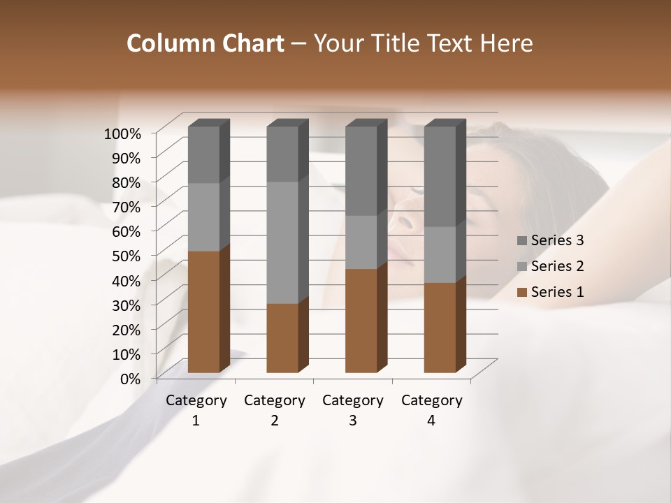 Sleeping Young  People PowerPoint Template
