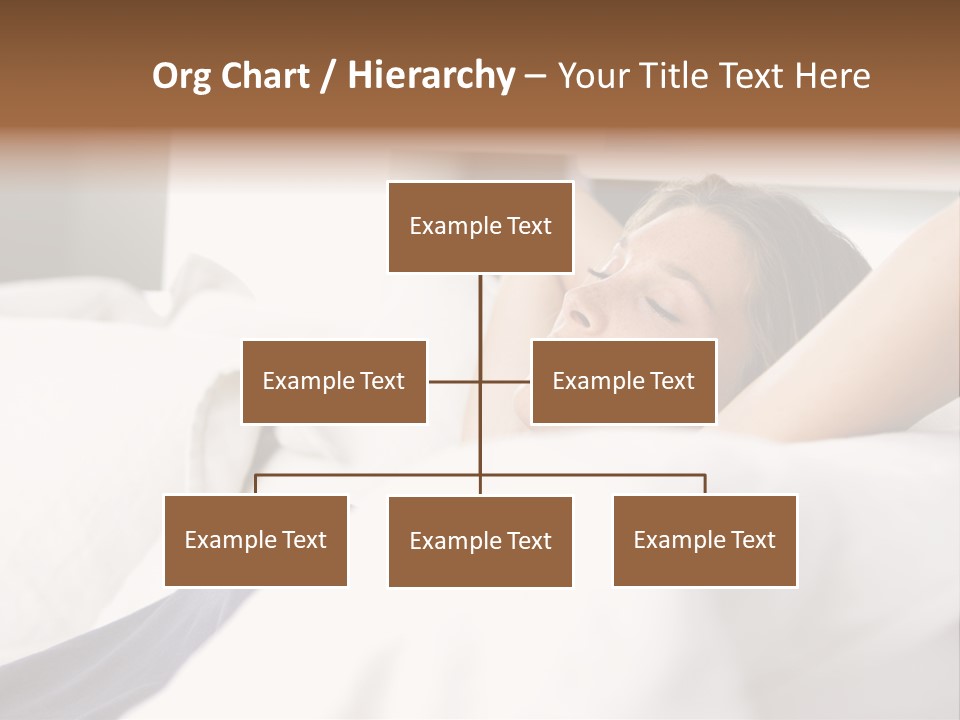 Sleeping Young  People PowerPoint Template