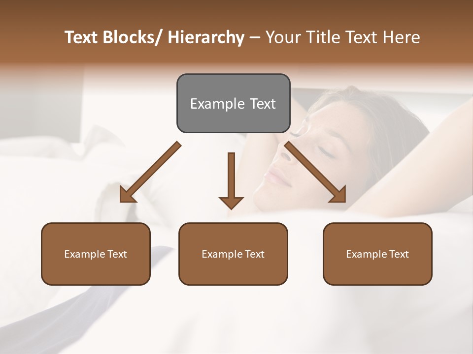 Sleeping Young  People PowerPoint Template