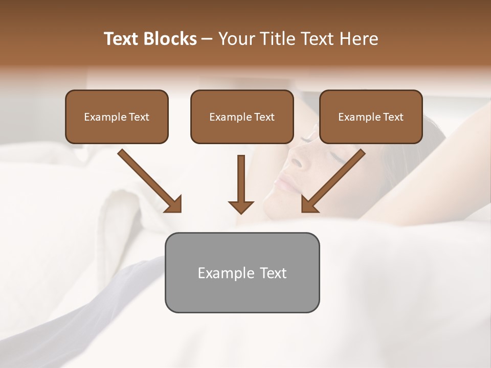 Sleeping Young  People PowerPoint Template