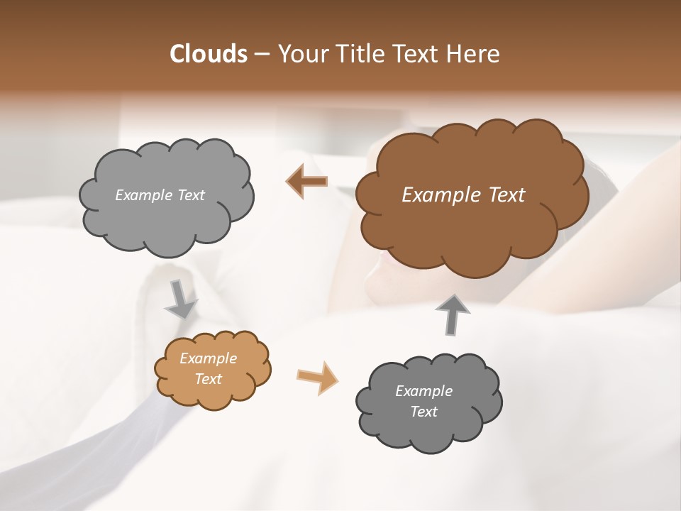 Sleeping Young  People PowerPoint Template