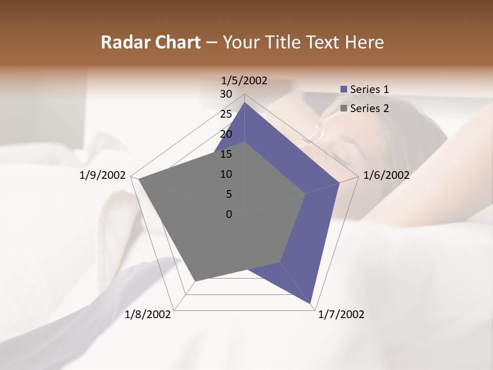 Sleeping Young  People PowerPoint Template