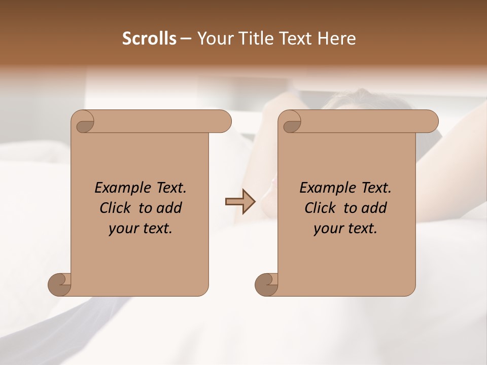 Sleeping Young  People PowerPoint Template