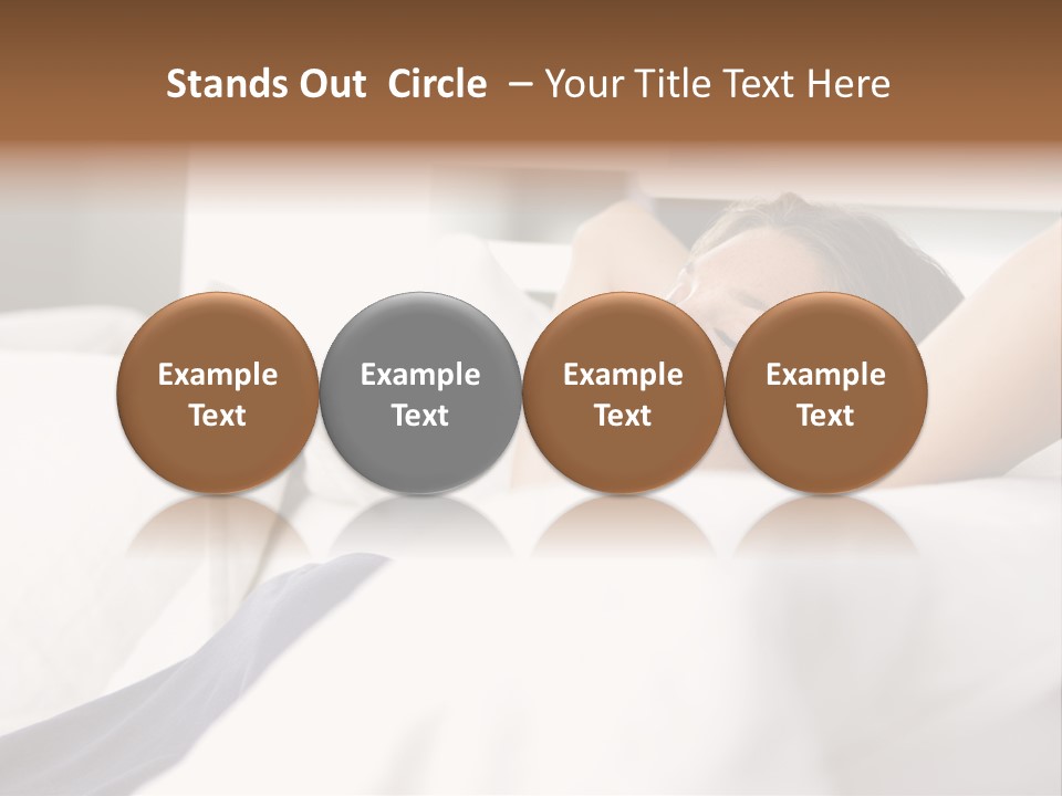 Sleeping Young  People PowerPoint Template