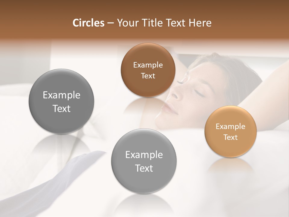 Sleeping Young  People PowerPoint Template