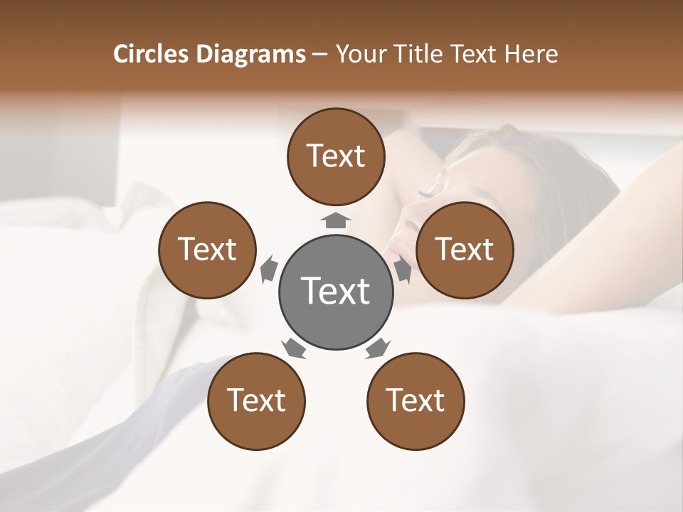 Sleeping Young  People PowerPoint Template