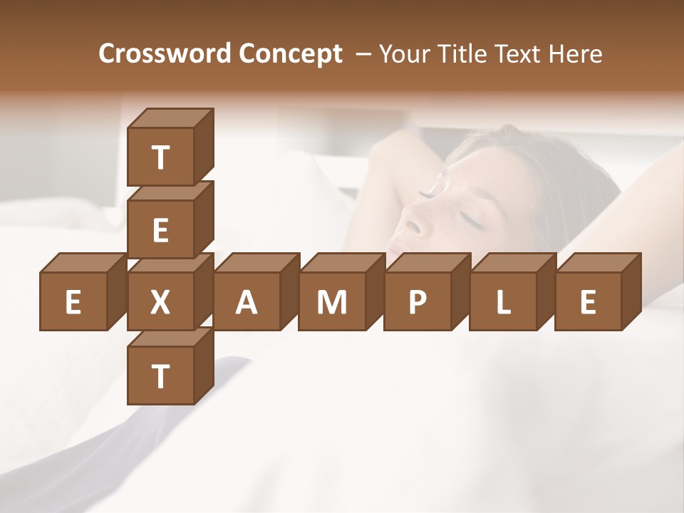 Sleeping Young  People PowerPoint Template