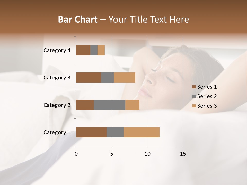 Sleeping Young  People PowerPoint Template
