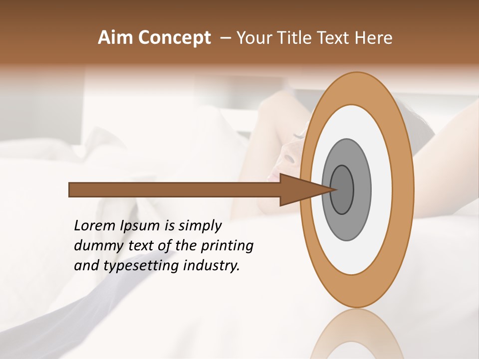 Sleeping Young  People PowerPoint Template