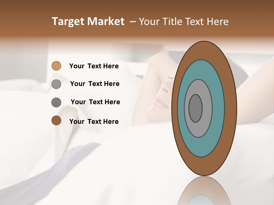 Sleeping Young  People PowerPoint Template