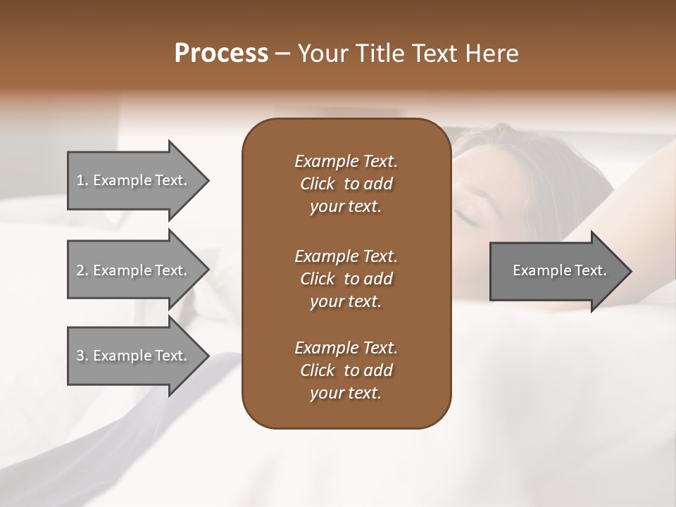 Sleeping Young  People PowerPoint Template