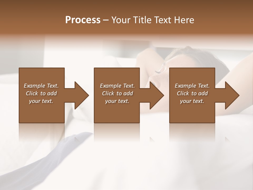Sleeping Young  People PowerPoint Template