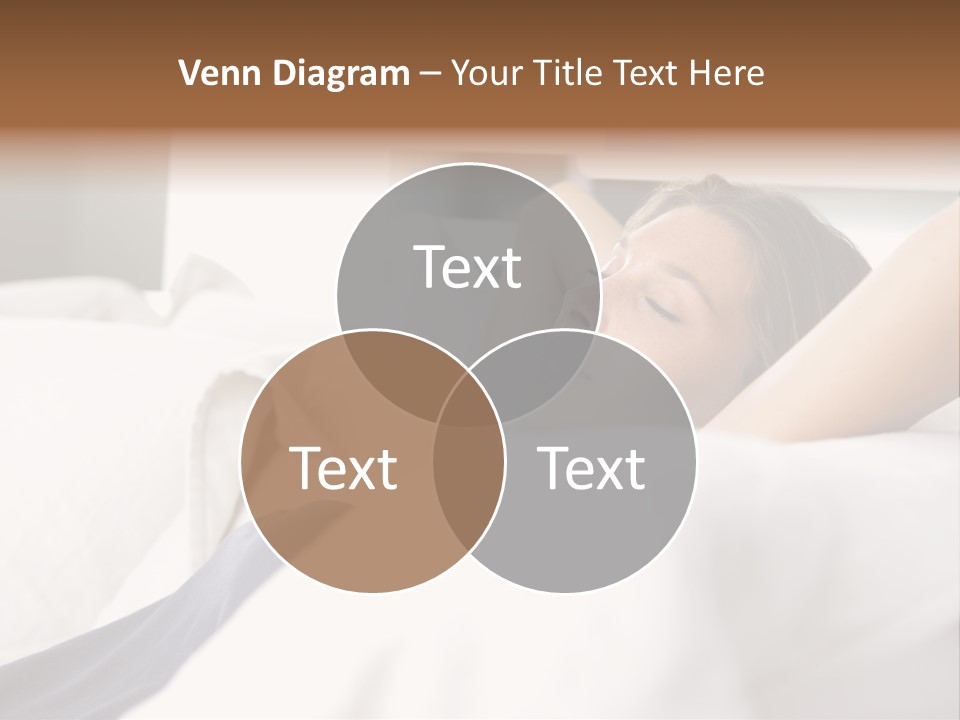Sleeping Young  People PowerPoint Template