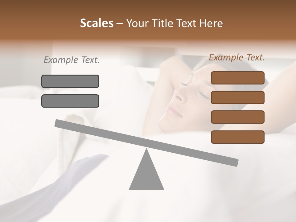 Sleeping Young  People PowerPoint Template