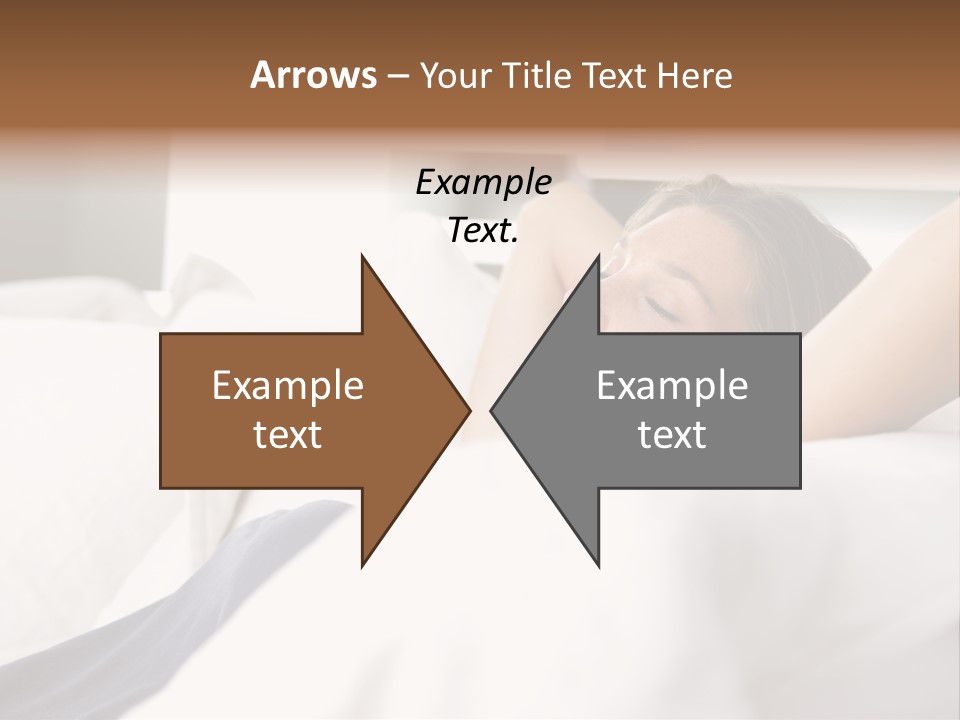 Sleeping Young  People PowerPoint Template