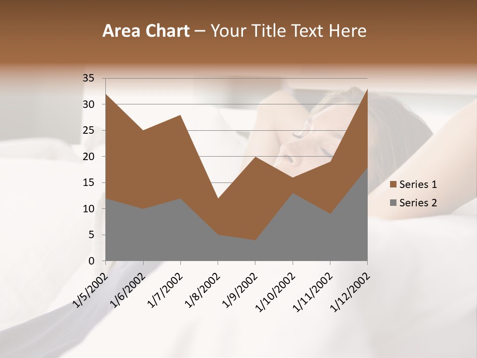 Sleeping Young  People PowerPoint Template