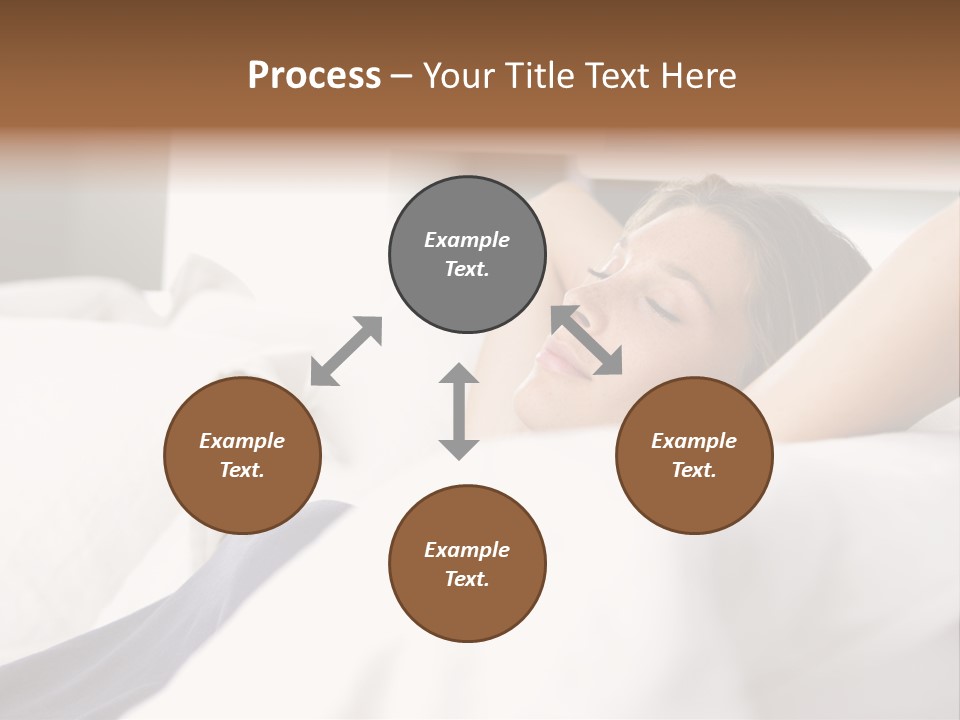 Sleeping Young  People PowerPoint Template