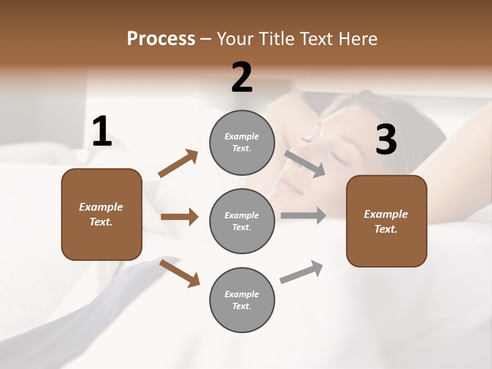 Sleeping Young  People PowerPoint Template
