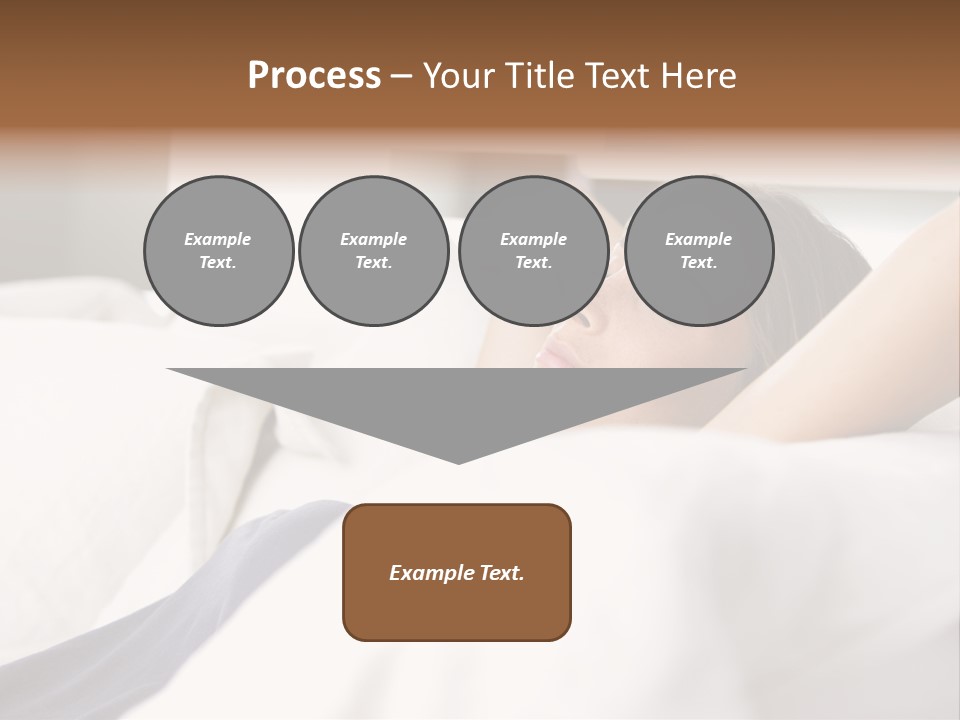 Sleeping Young  People PowerPoint Template