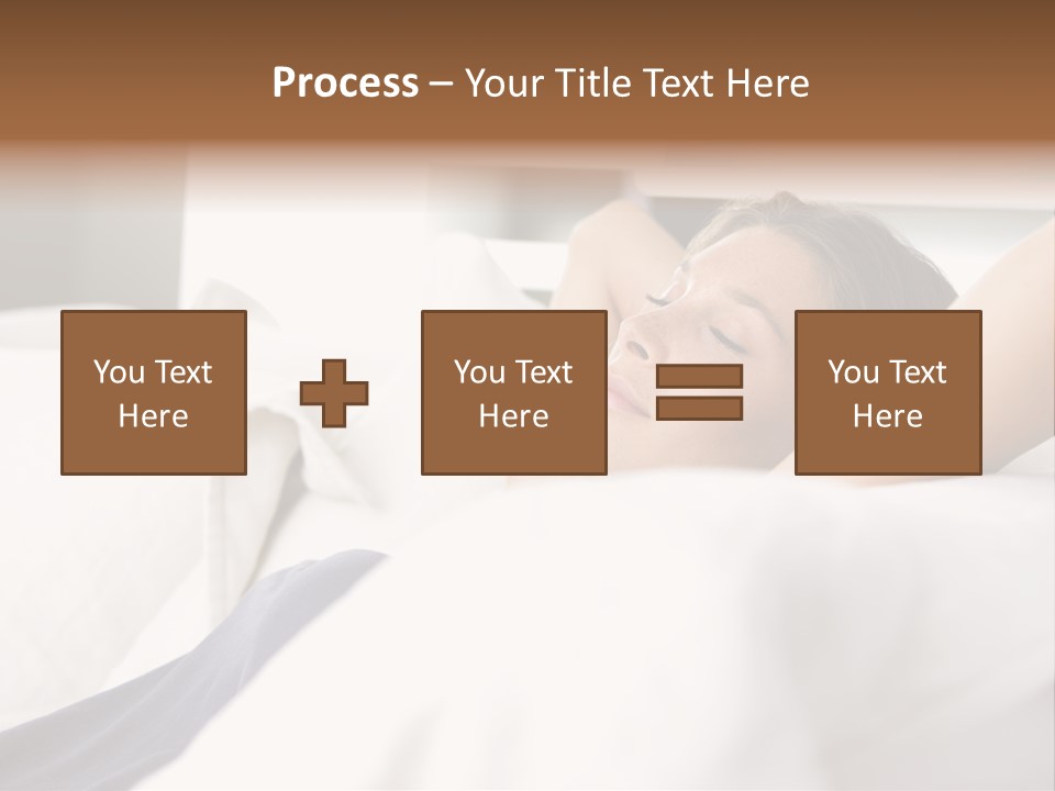 Sleeping Young  People PowerPoint Template