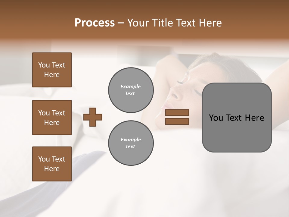 Sleeping Young  People PowerPoint Template