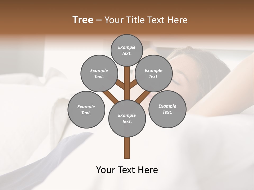 Sleeping Young  People PowerPoint Template