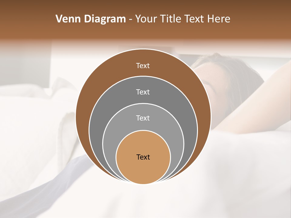 Sleeping Young  People PowerPoint Template