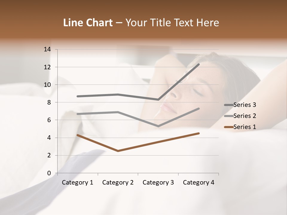 Sleeping Young  People PowerPoint Template