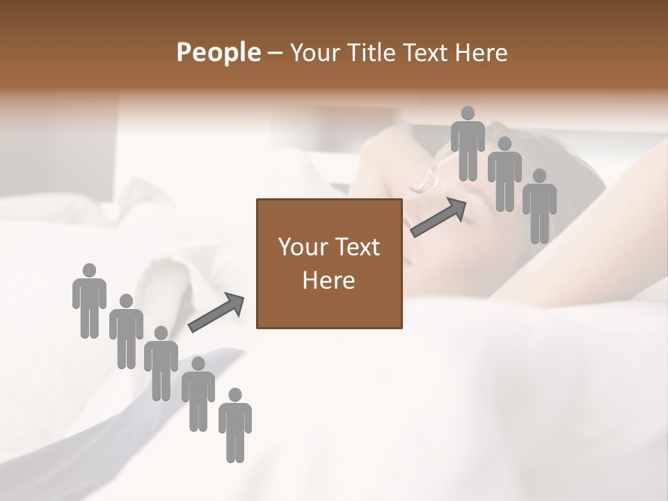 Sleeping Young  People PowerPoint Template