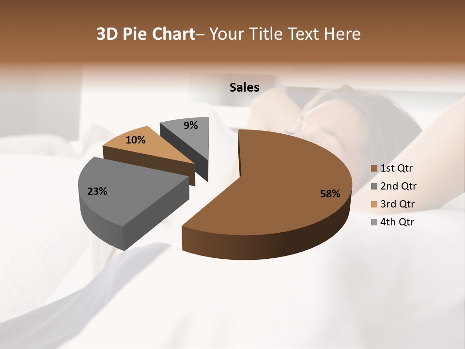 Sleeping Young  People PowerPoint Template