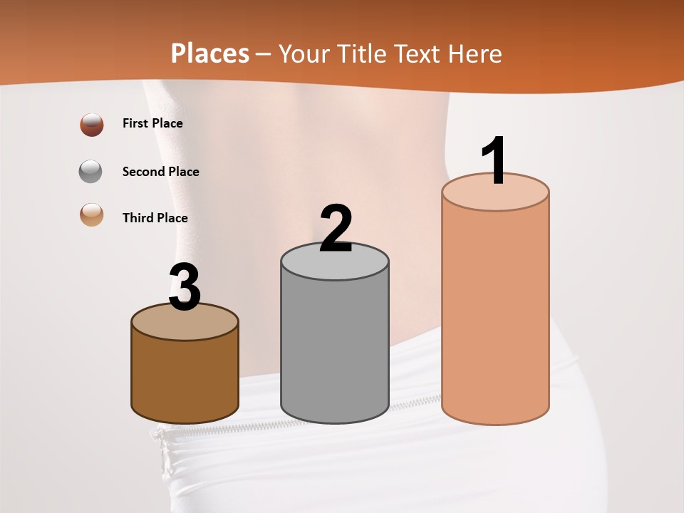 Posing Women Body Woman PowerPoint Template